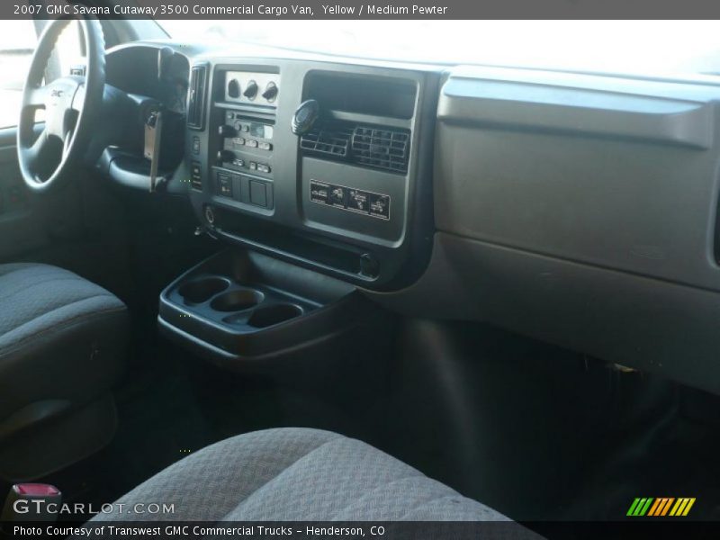 Yellow / Medium Pewter 2007 GMC Savana Cutaway 3500 Commercial Cargo Van