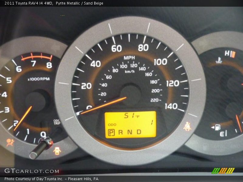 Pyrite Metallic / Sand Beige 2011 Toyota RAV4 I4 4WD