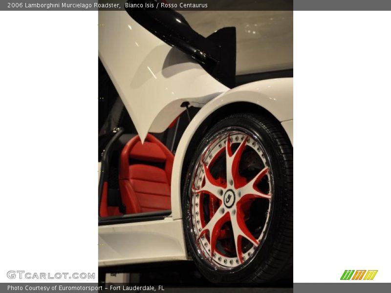 Bianco Isis / Rosso Centaurus 2006 Lamborghini Murcielago Roadster