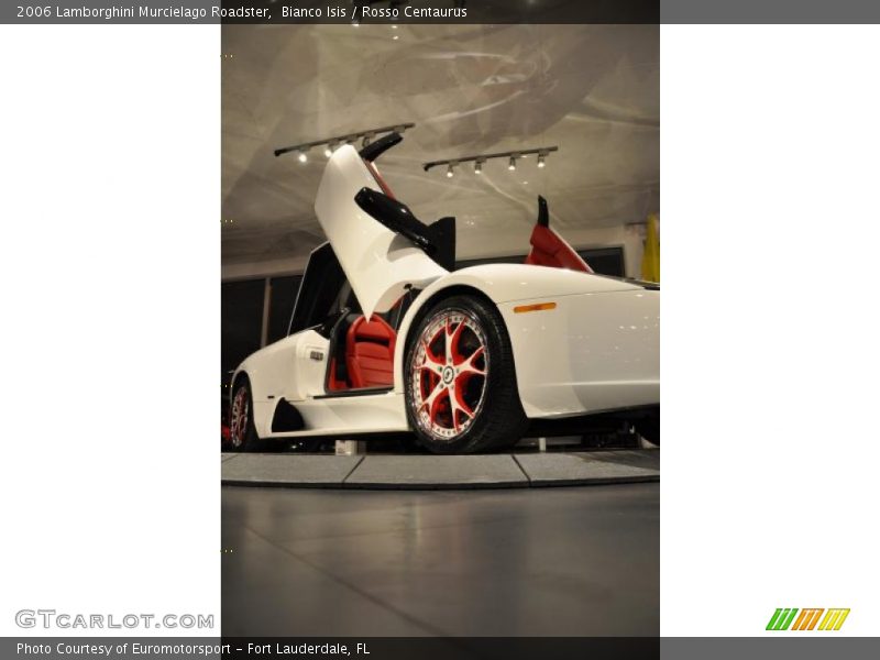 Bianco Isis / Rosso Centaurus 2006 Lamborghini Murcielago Roadster