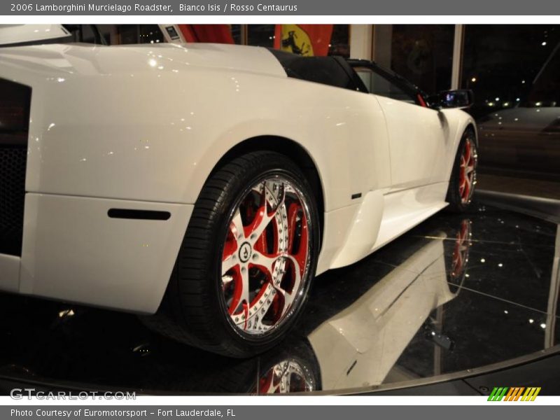 Bianco Isis / Rosso Centaurus 2006 Lamborghini Murcielago Roadster
