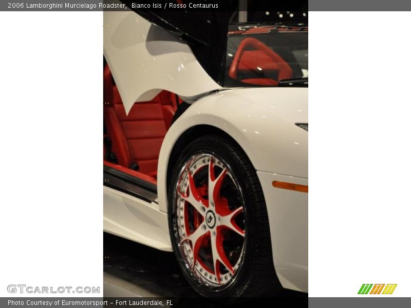 Bianco Isis / Rosso Centaurus 2006 Lamborghini Murcielago Roadster