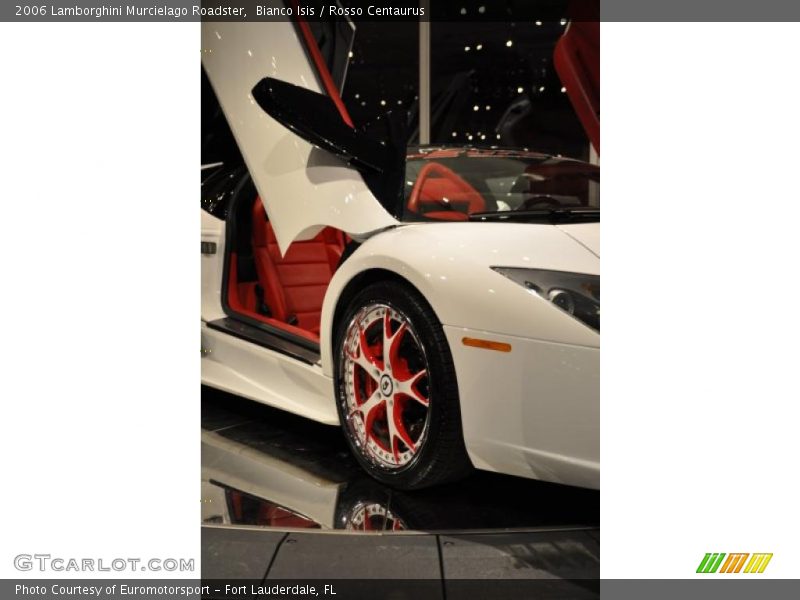Bianco Isis / Rosso Centaurus 2006 Lamborghini Murcielago Roadster