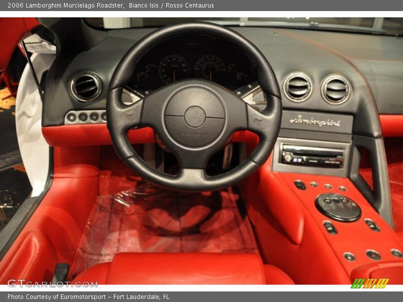 Bianco Isis / Rosso Centaurus 2006 Lamborghini Murcielago Roadster