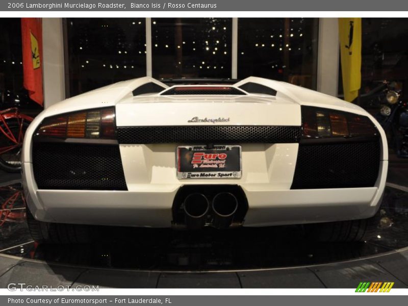 Bianco Isis / Rosso Centaurus 2006 Lamborghini Murcielago Roadster