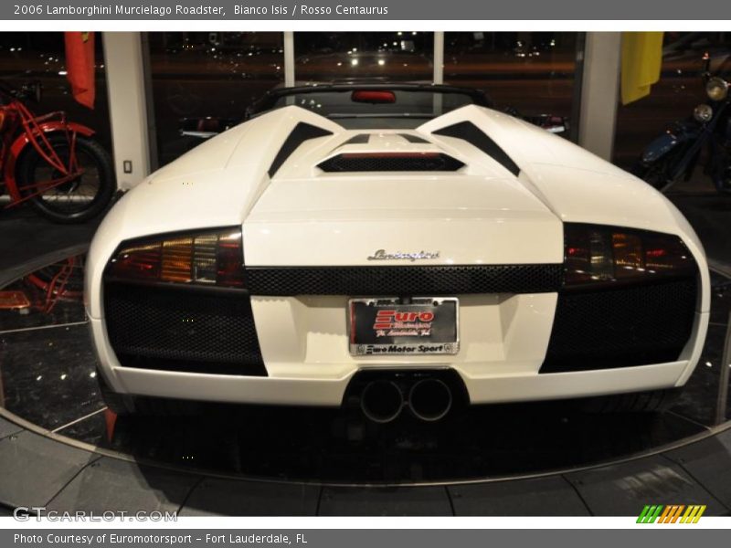 Bianco Isis / Rosso Centaurus 2006 Lamborghini Murcielago Roadster