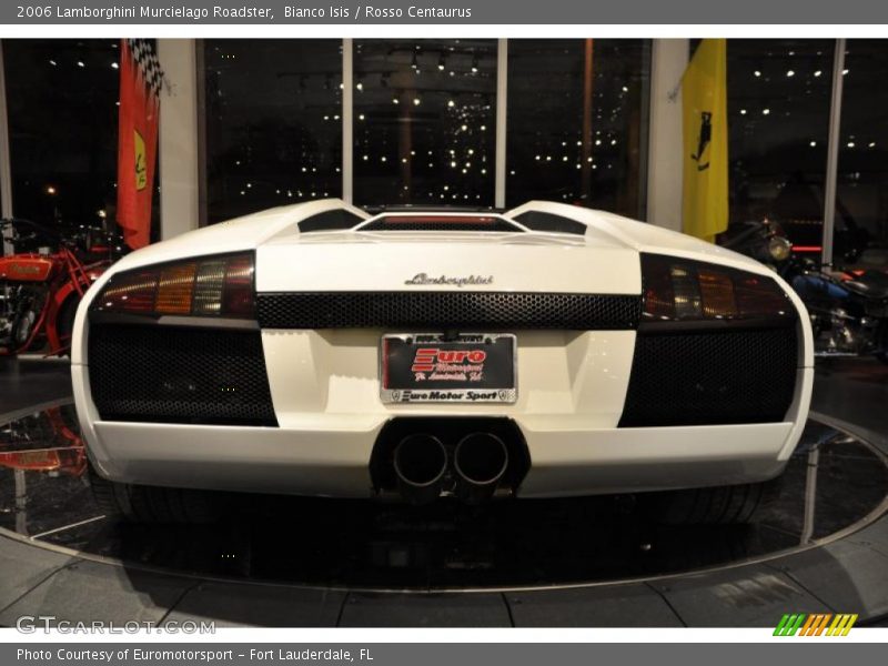 Bianco Isis / Rosso Centaurus 2006 Lamborghini Murcielago Roadster