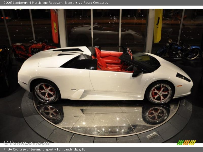 Bianco Isis / Rosso Centaurus 2006 Lamborghini Murcielago Roadster