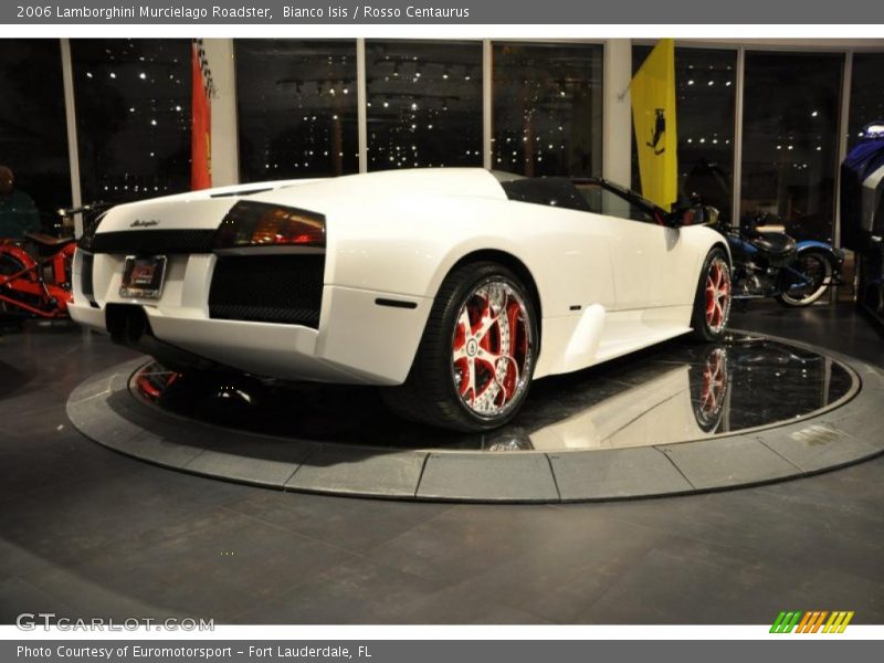 Bianco Isis / Rosso Centaurus 2006 Lamborghini Murcielago Roadster