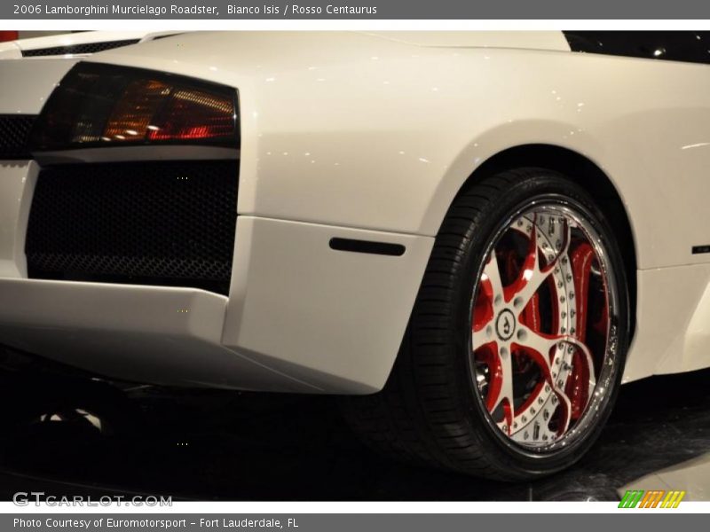 Bianco Isis / Rosso Centaurus 2006 Lamborghini Murcielago Roadster