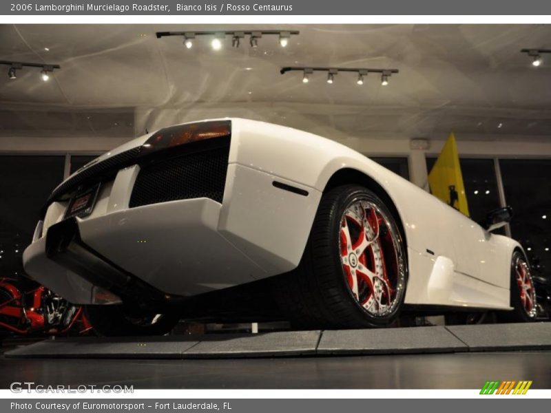 Bianco Isis / Rosso Centaurus 2006 Lamborghini Murcielago Roadster