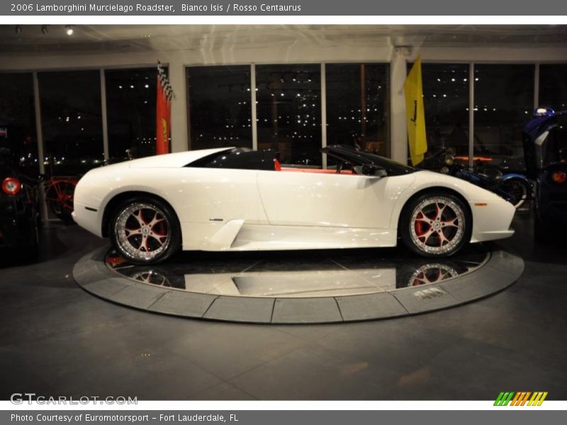 Bianco Isis / Rosso Centaurus 2006 Lamborghini Murcielago Roadster