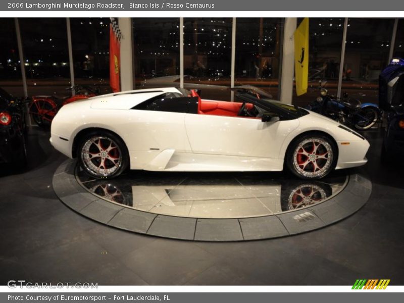 Bianco Isis / Rosso Centaurus 2006 Lamborghini Murcielago Roadster