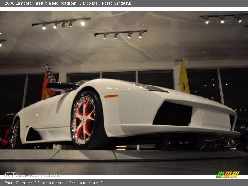 Bianco Isis / Rosso Centaurus 2006 Lamborghini Murcielago Roadster