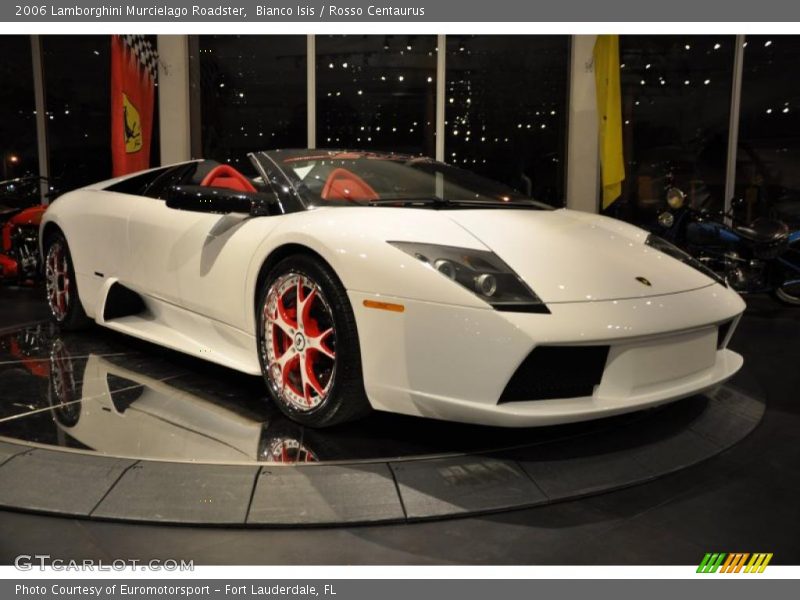 Bianco Isis / Rosso Centaurus 2006 Lamborghini Murcielago Roadster