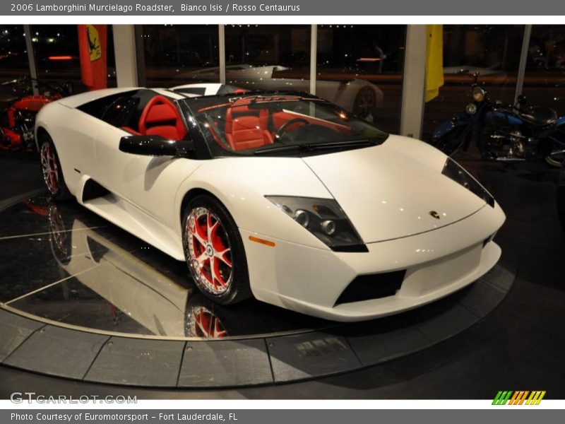 Bianco Isis / Rosso Centaurus 2006 Lamborghini Murcielago Roadster