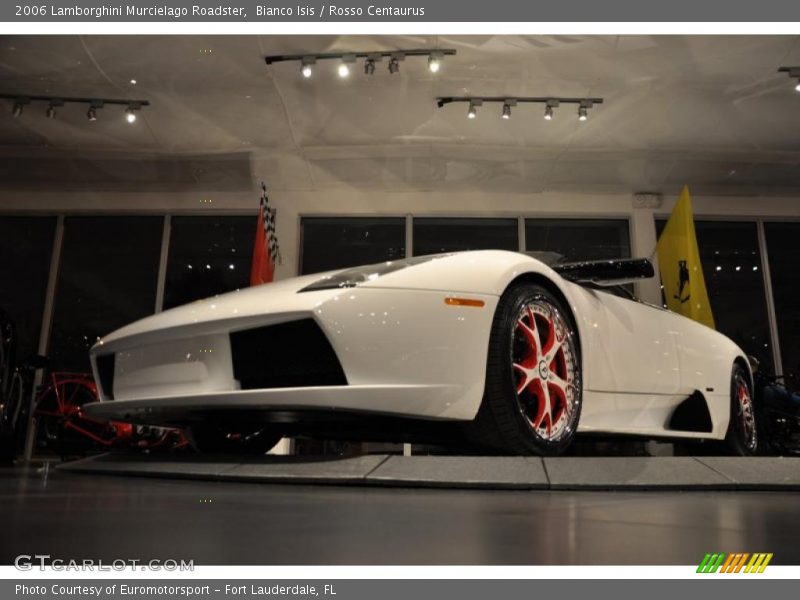 Bianco Isis / Rosso Centaurus 2006 Lamborghini Murcielago Roadster