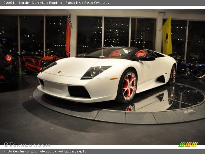 Bianco Isis / Rosso Centaurus 2006 Lamborghini Murcielago Roadster