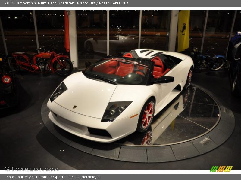 Bianco Isis / Rosso Centaurus 2006 Lamborghini Murcielago Roadster