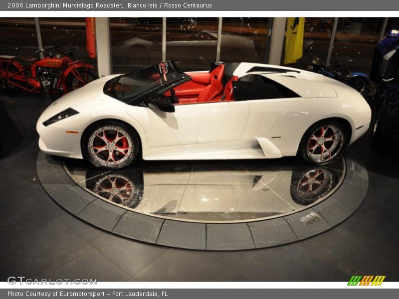 Bianco Isis / Rosso Centaurus 2006 Lamborghini Murcielago Roadster
