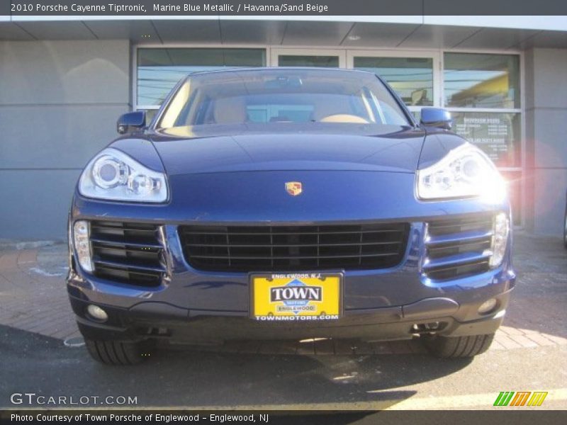 Marine Blue Metallic / Havanna/Sand Beige 2010 Porsche Cayenne Tiptronic