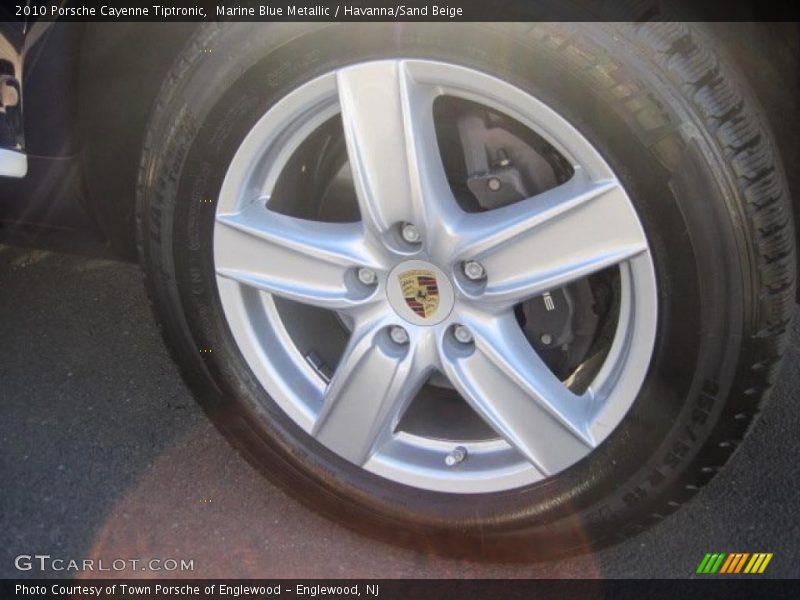 Marine Blue Metallic / Havanna/Sand Beige 2010 Porsche Cayenne Tiptronic