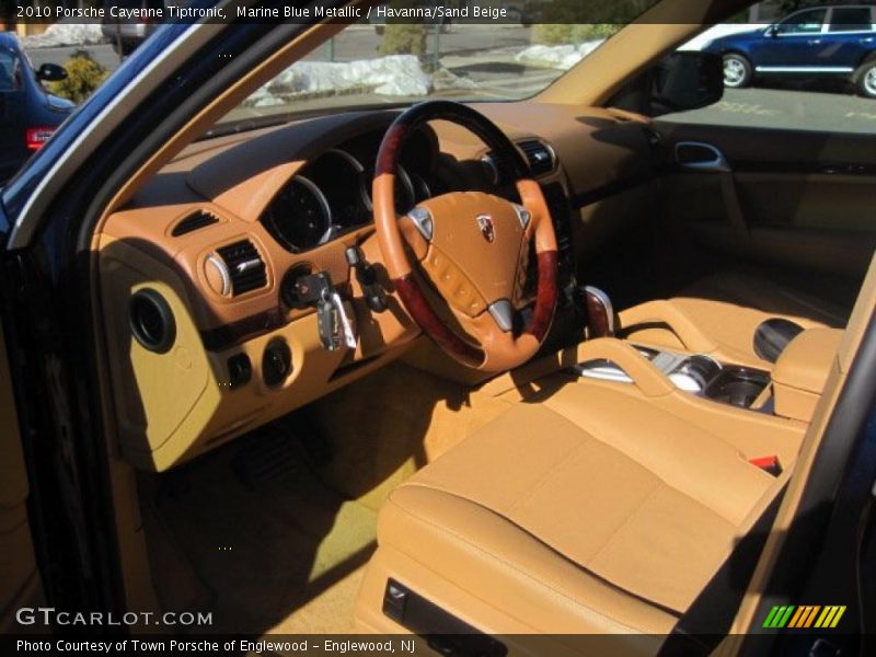 Marine Blue Metallic / Havanna/Sand Beige 2010 Porsche Cayenne Tiptronic