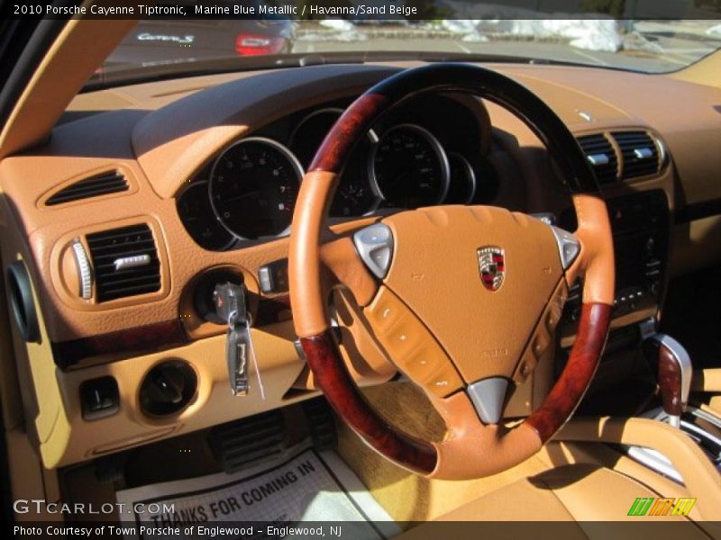Marine Blue Metallic / Havanna/Sand Beige 2010 Porsche Cayenne Tiptronic