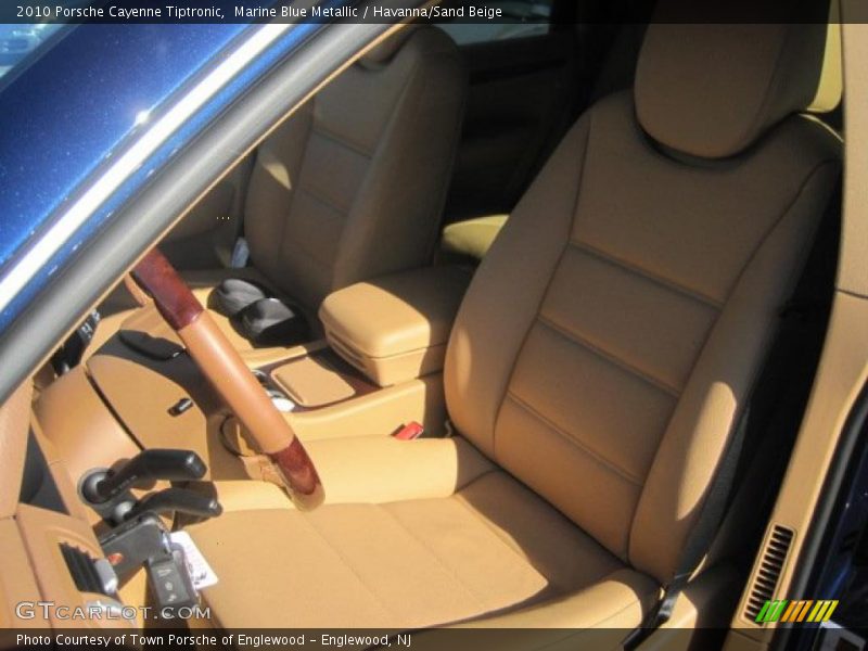 Marine Blue Metallic / Havanna/Sand Beige 2010 Porsche Cayenne Tiptronic