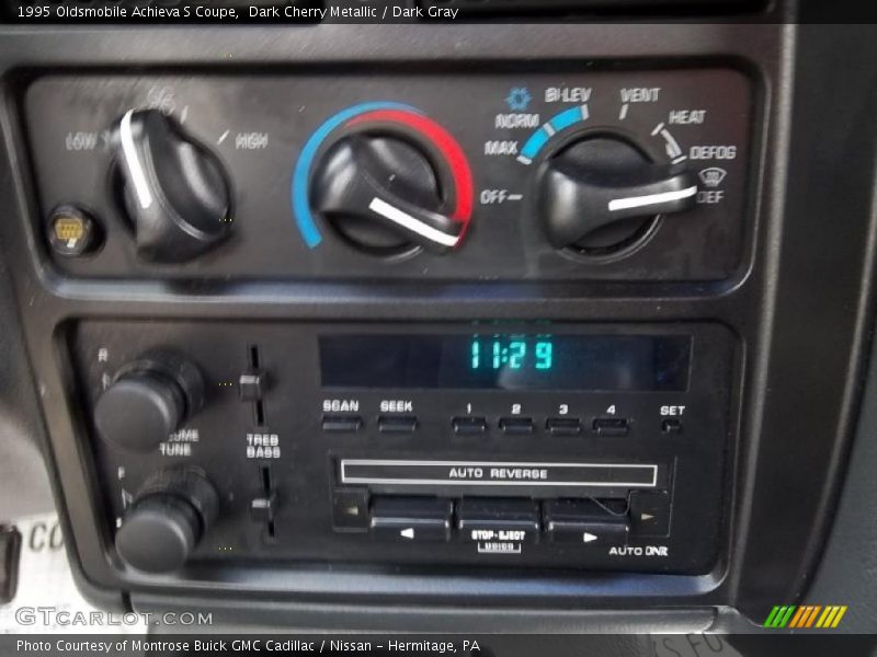 Controls of 1995 Achieva S Coupe