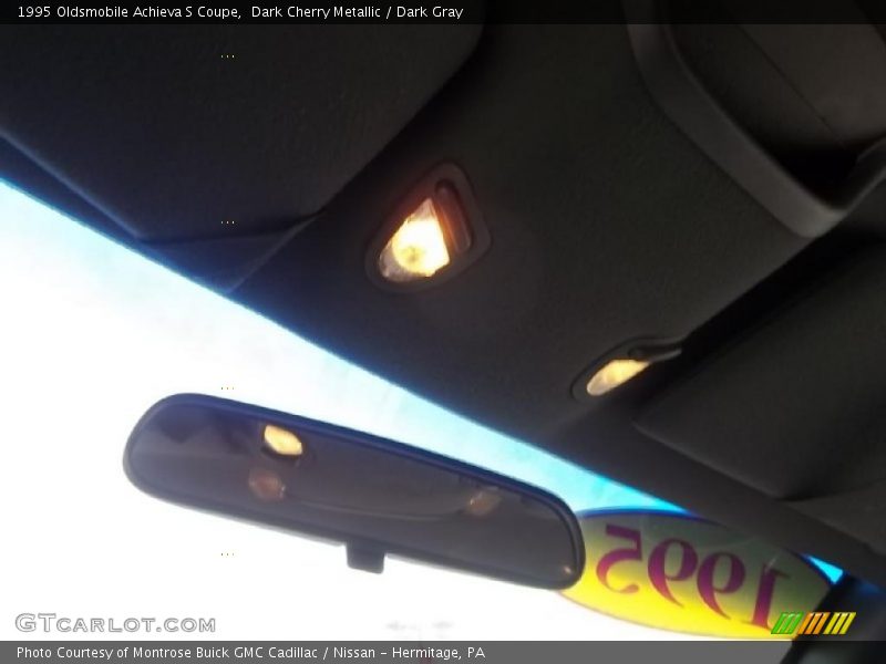 Dark Cherry Metallic / Dark Gray 1995 Oldsmobile Achieva S Coupe