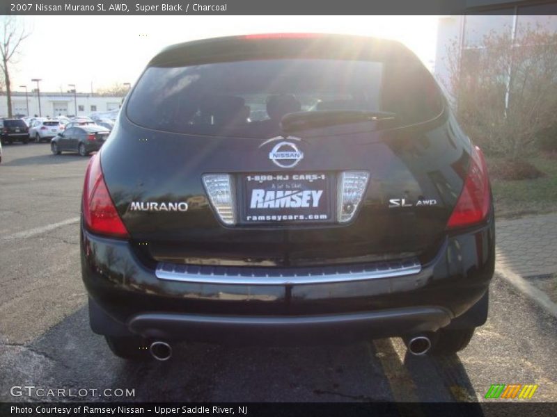 Super Black / Charcoal 2007 Nissan Murano SL AWD