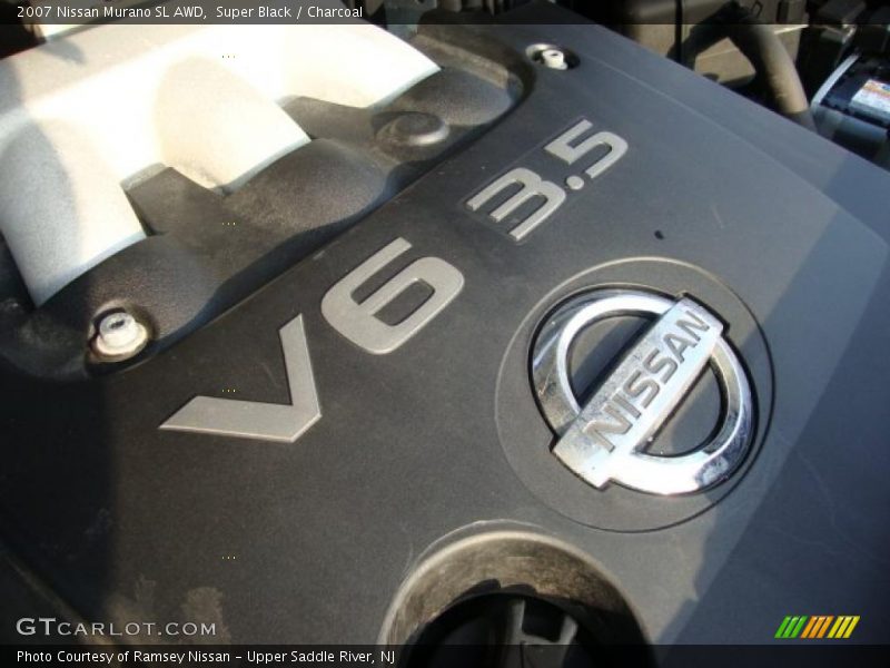 Super Black / Charcoal 2007 Nissan Murano SL AWD