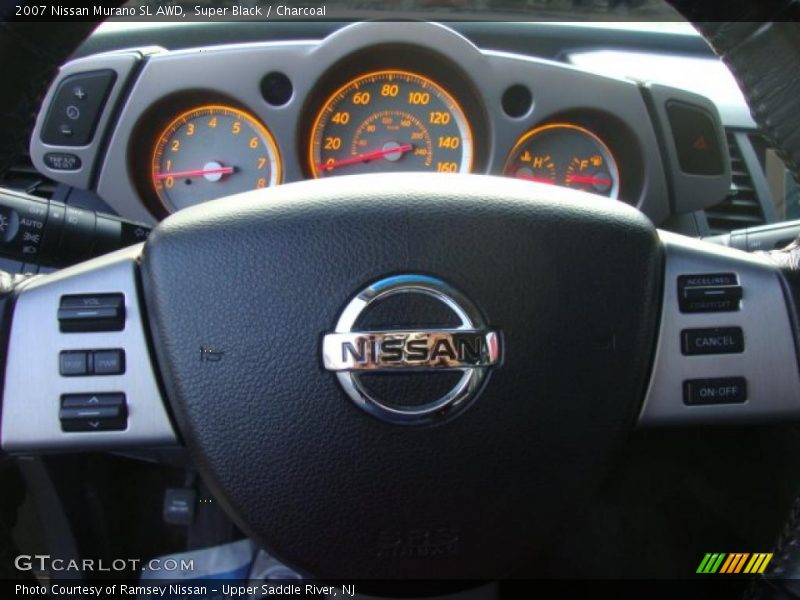 Super Black / Charcoal 2007 Nissan Murano SL AWD