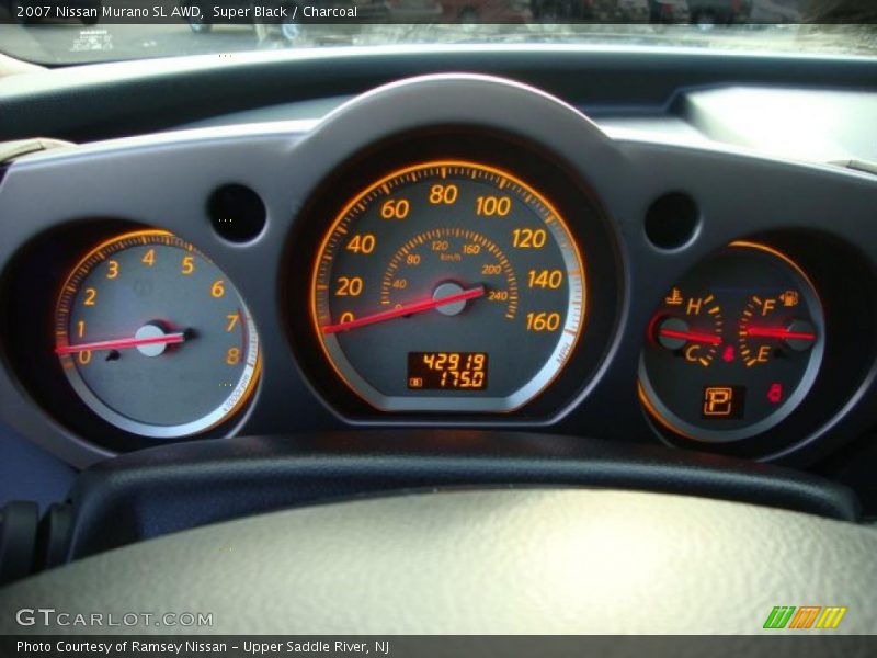 Super Black / Charcoal 2007 Nissan Murano SL AWD