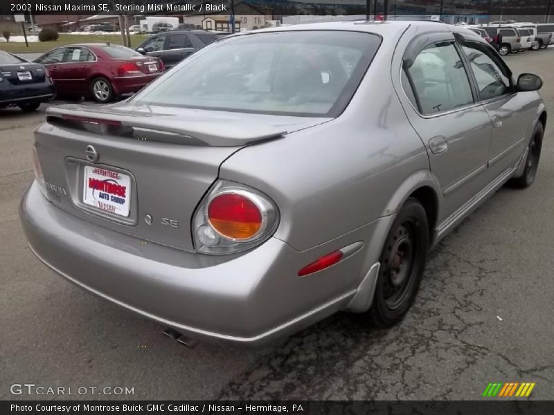 Sterling Mist Metallic / Black 2002 Nissan Maxima SE