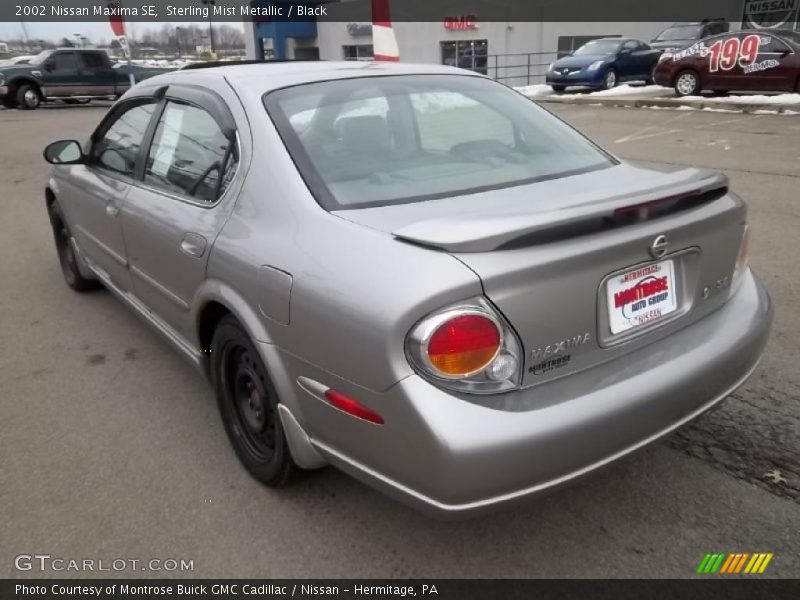 Sterling Mist Metallic / Black 2002 Nissan Maxima SE