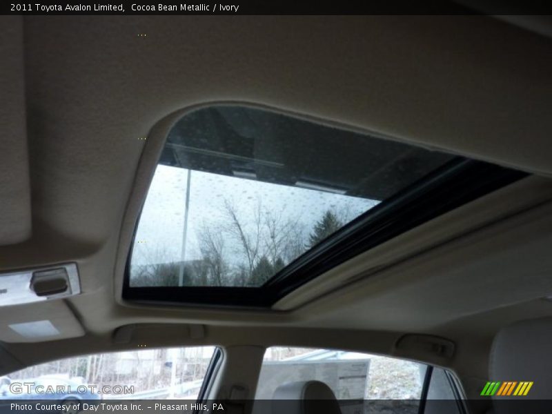 Cocoa Bean Metallic / Ivory 2011 Toyota Avalon Limited