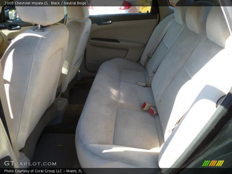 Black / Neutral Beige 2008 Chevrolet Impala LS