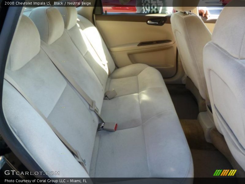 Black / Neutral Beige 2008 Chevrolet Impala LS