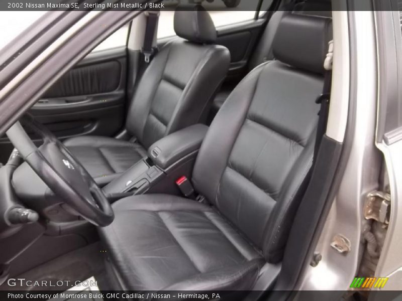 Sterling Mist Metallic / Black 2002 Nissan Maxima SE