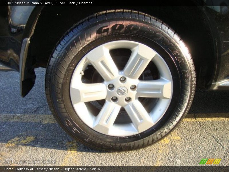 Super Black / Charcoal 2007 Nissan Murano SL AWD