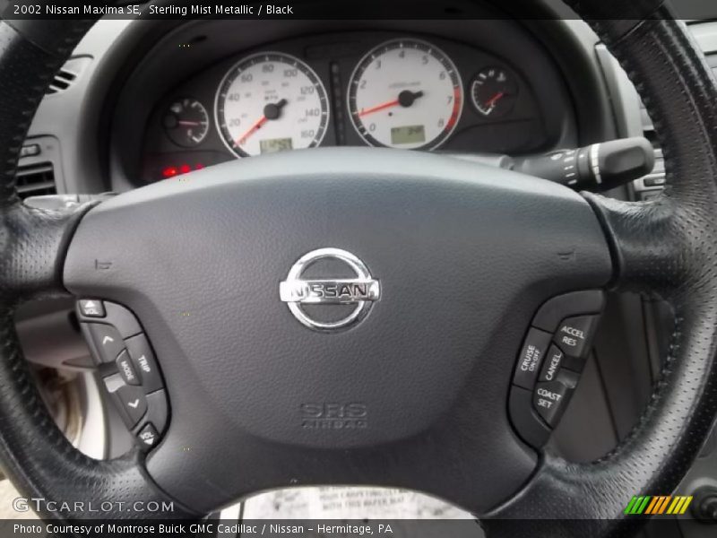 Sterling Mist Metallic / Black 2002 Nissan Maxima SE