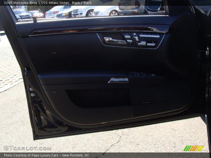 Black / Black 2008 Mercedes-Benz S 550 4Matic Sedan