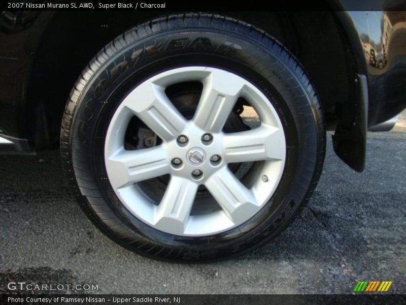 Super Black / Charcoal 2007 Nissan Murano SL AWD