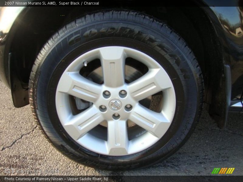 Super Black / Charcoal 2007 Nissan Murano SL AWD