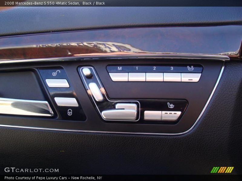 Black / Black 2008 Mercedes-Benz S 550 4Matic Sedan