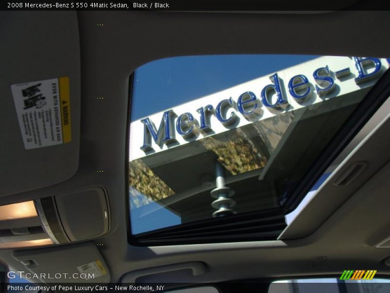 Black / Black 2008 Mercedes-Benz S 550 4Matic Sedan