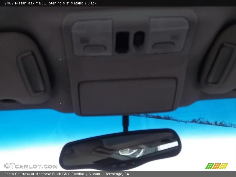 Sterling Mist Metallic / Black 2002 Nissan Maxima SE