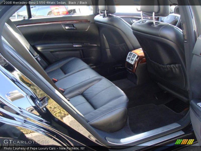 Black / Black 2008 Mercedes-Benz S 550 4Matic Sedan
